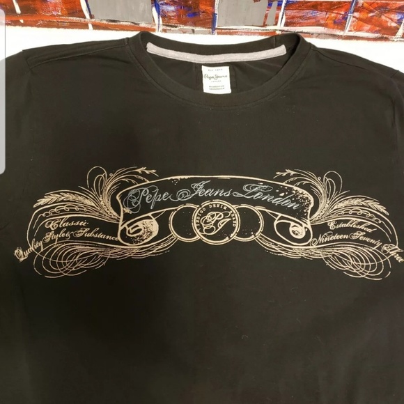 Pepe Jean's London Handspun Originals mens L Tshi - Picture 3 of 4